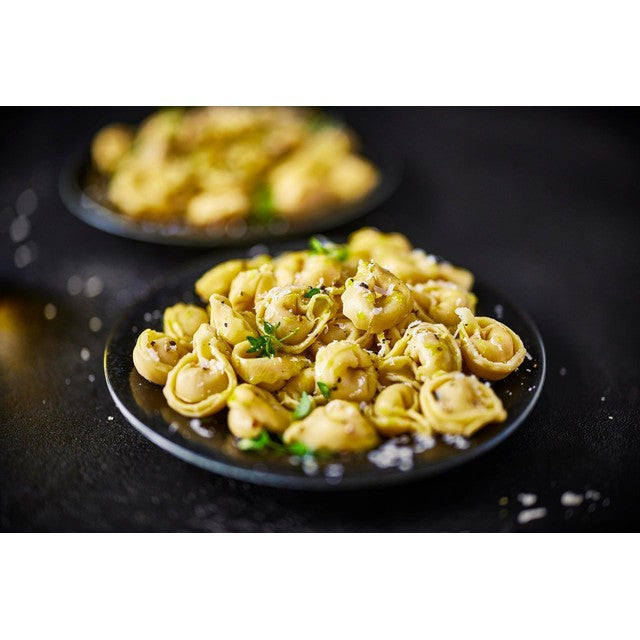 M&S prosciutto and ricotta cappelletti 250g, imported from the UK