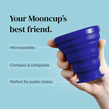 Mooncup menstrual cup cleaning pot, imported from the UK