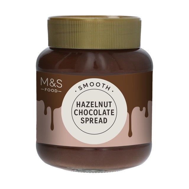 M&S smooth hazelnut chocolate spread 400g, imported from the UK