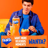 Fanta orange sparkling soft drink 2L - British product