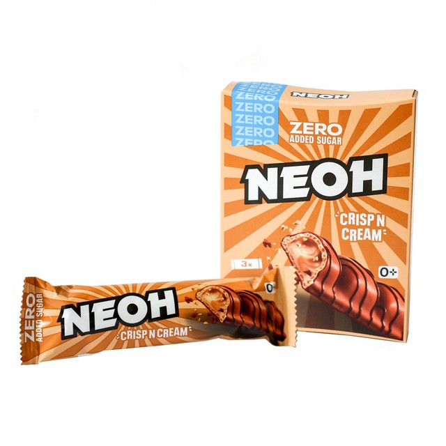 NEOH no added sugar chocolate bar 3 bars, imported from the UK