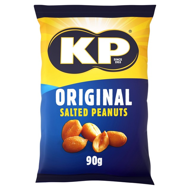 KP Original Salted Peanuts 90g, UK version