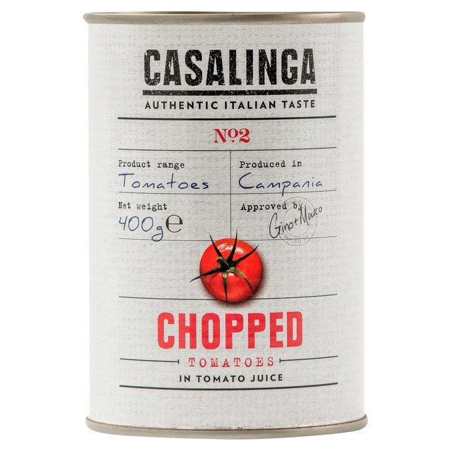 Casalinga Chopped Tomatoes 400g Can - British product
