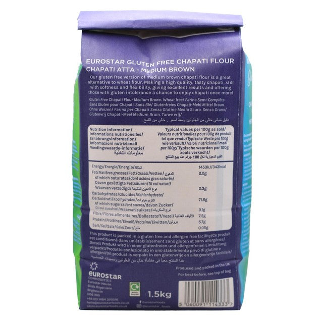 Eurostar Gluten Free Chapati Flour Medium