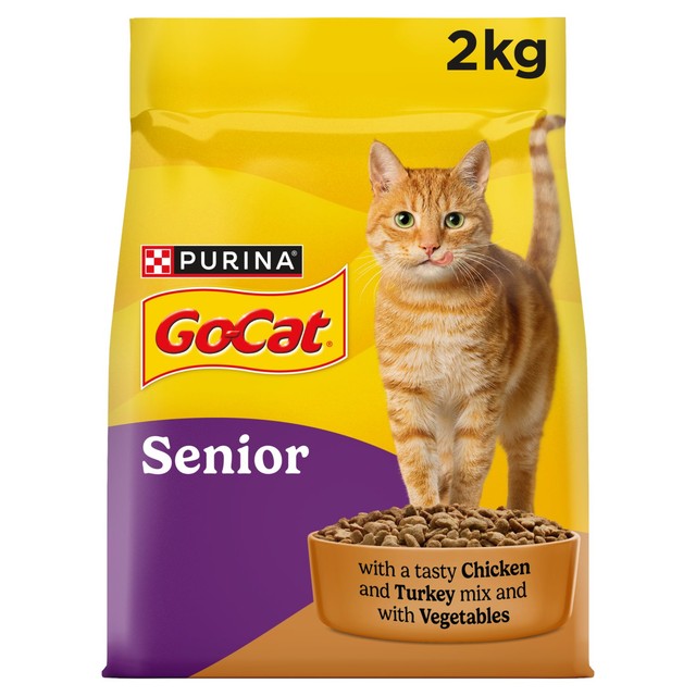 Go-Cat Senior Chicken dry cat food 2kg, UK version