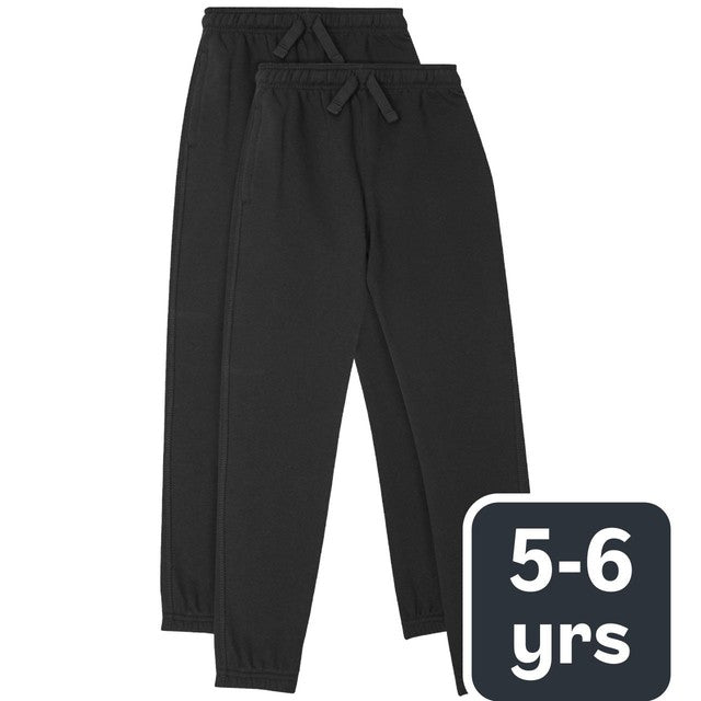 M&S kids joggers black 5-6 years, imported from the UK
