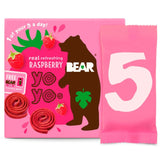Bear Fruit Yoyos raspberry multipack 5 x 20g - British product
