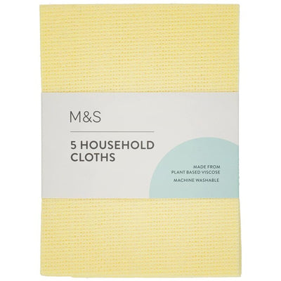 M&S General Purpose Household Cloths 5 Pack