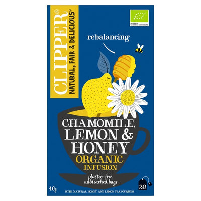 Clipper Chamomile, Lemon & Honey Organic Infusion Tea Bags 20 Bags