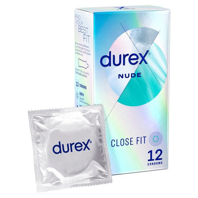 Durex Nude Close Fit Condoms 12 Pack