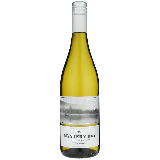 M&S Mystery Bay Sauvignon Blanc white wine 75cl, imported from the UK