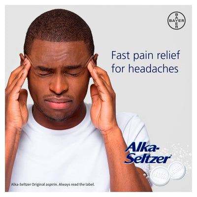 Alka Seltzer Original Pain Relief Effervescent Tablets Pack of 20