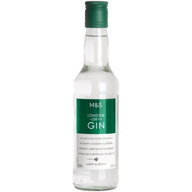 M&S London Dry Gin 350ml, imported from the UK