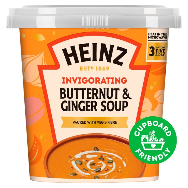 Heinz butternut squash and ginger soup pot 400g, UK version
