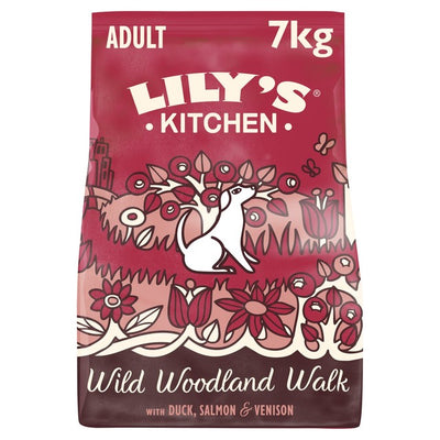 Lily's Kitchen Duck, Salmon & Venison Wild Woodland Walk Adult Dry Dog Food 7kg