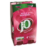 J2O Apple and Raspberry soft drink 4 x 275ml, UK version