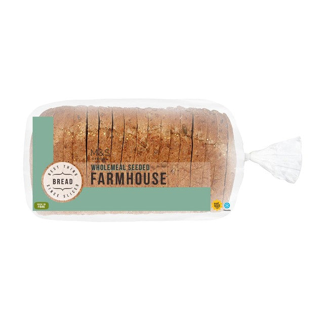 M&S Wholemeal Seeded Bread 800g, imported from the UK