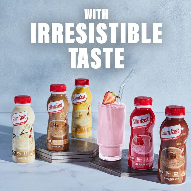 SlimFast banana milkshake multipack 6 x 325ml (British brand)