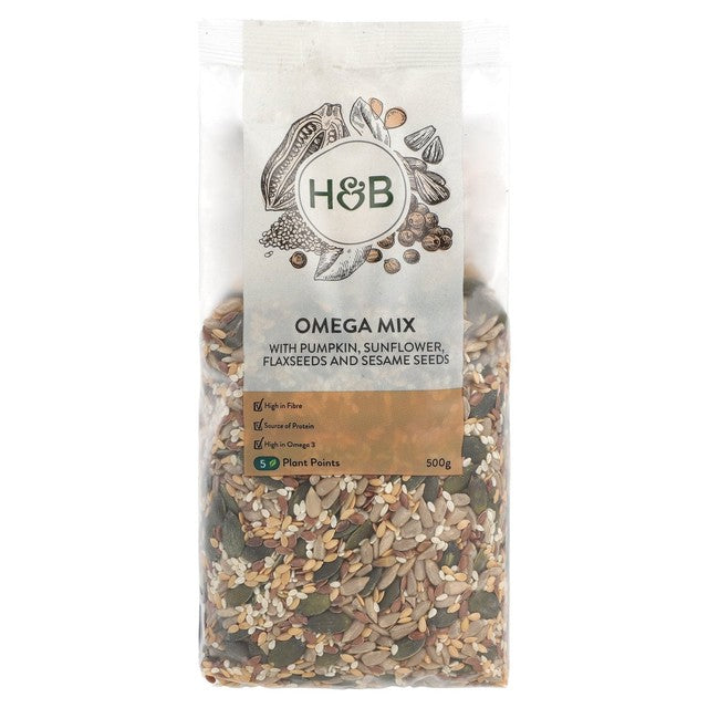 Holland & Barrett Omega Mix seed blend 500g, UK version