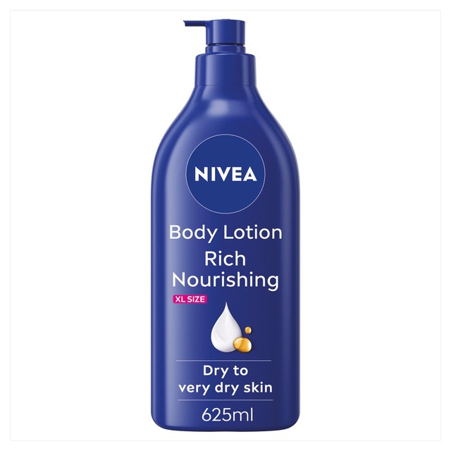 Nivea Rich Nourishing body lotion 625ml, imported from the UK
