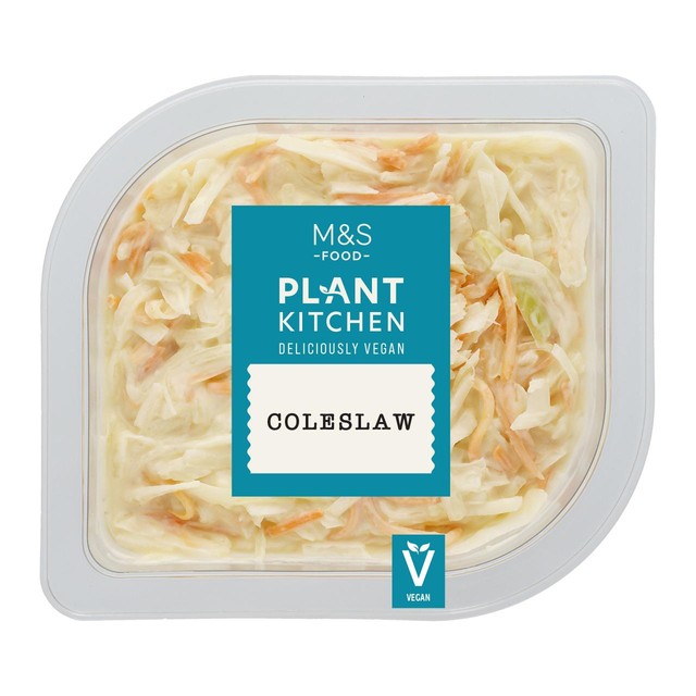 M&S Vegan Coleslaw 300g, imported from the UK