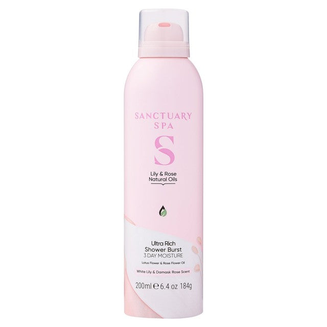 Sanctuary Spa Lily and Rose Natural Oils Shower Gel 200ml (British brand)