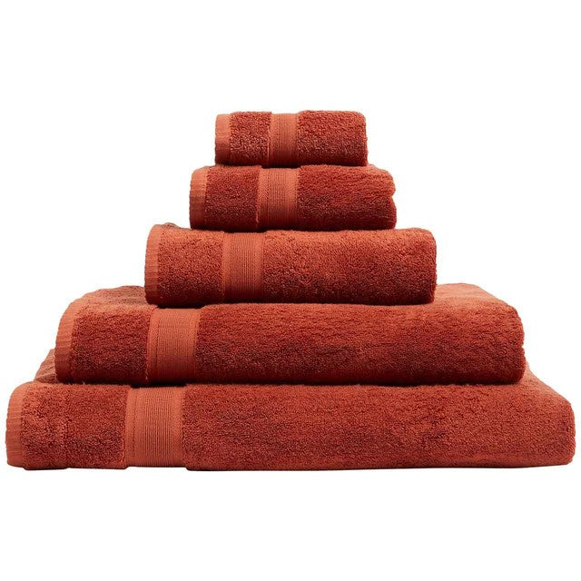M&S bath sheet towel rust, imported from the UK