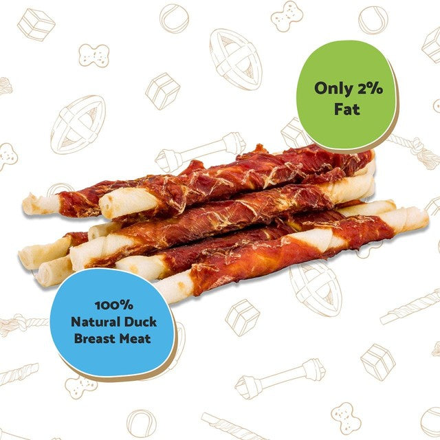 Good Boy chewy twists with duck dog treats 90g, UK version