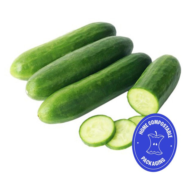 Wholegood organic mini cucumbers 250g (British brand)