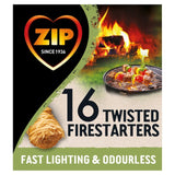 Zip Natural Twisted Firestarters 16 pack (British brand)