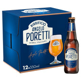 Angelo Poretti Italian lager beer 12 x 330ml bottles - British product