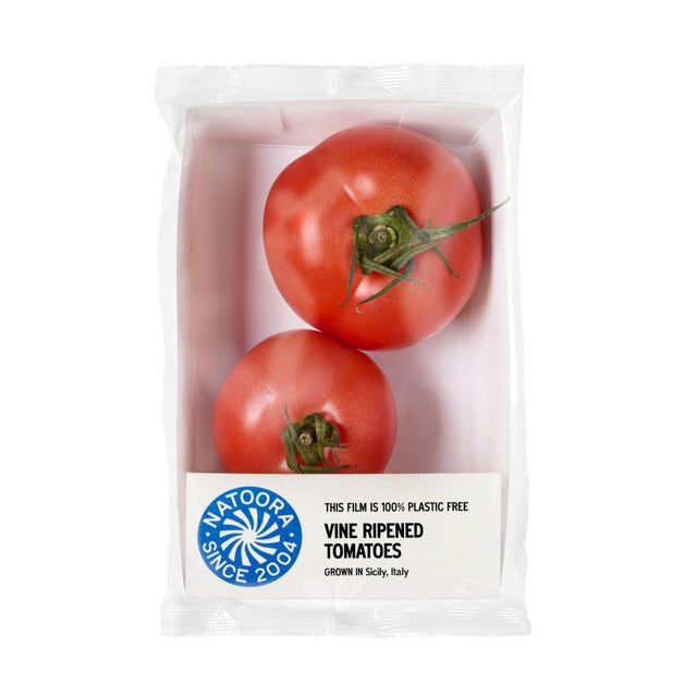 Natoora Sicilian vine ripened tomatoes 350g, imported from the UK