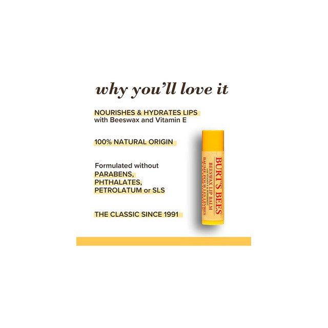 Burt's Bees lip balm multipack 4x4.25g, UK version