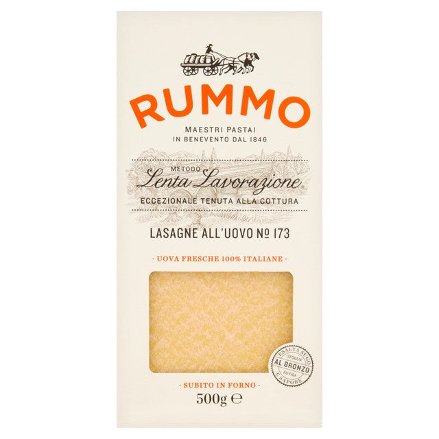 Rummo Lasagne Egg Pasta Sheets 500g imported from Italy