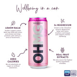OHMG sparkling magnesium water variety pack 4 x 330ml, imported from the UK