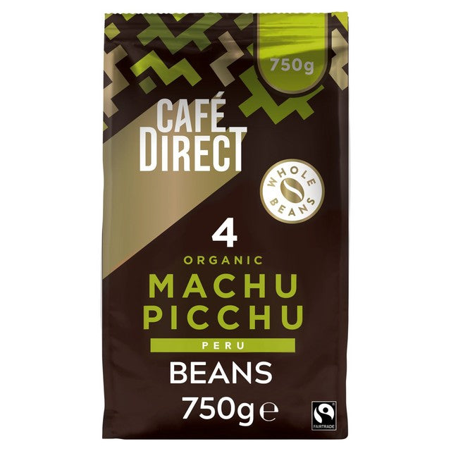 Cafedirect Machu Picchu Peru coffee beans 750g - British product