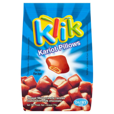 Klik Nougat Filled Crunchy Chocolate Bites Chocolate Snack 75g
