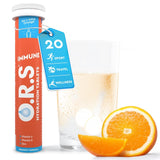 O.R.S orange electrolyte tablets 20 count, imported from the UK