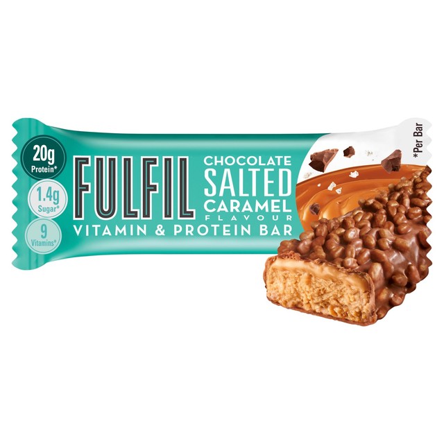 Fulfil Chocolate Salted Caramel protein bar 55g - British product