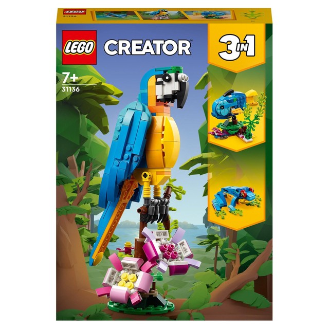 LEGO Creator Parrot 3in1 set 253 pieces, UK version