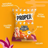 Propercorn salted caramel popcorn 90g, imported from the UK