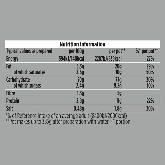 Pot Noodle Sticky Rib instant noodle pot 114g, UK version