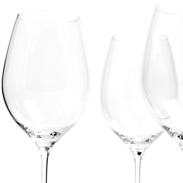 M&S Maxim red wine glasses 4 per pack, imported from the UK