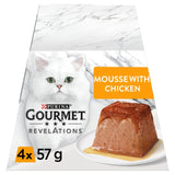 Gourmet Chicken Mousse wet cat food 4 x 57g, UK version