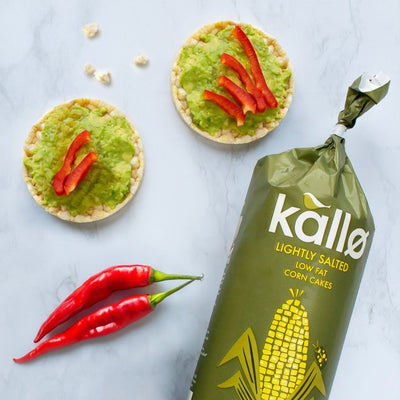 Kallo lett saltet mais kaker 130g