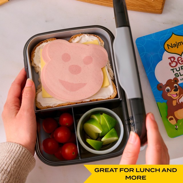 Najma Bear Turkey Slices 90g, imported from the UK
