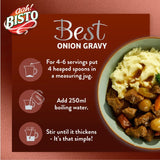 Bisto Best onion gravy granules 230g - British product