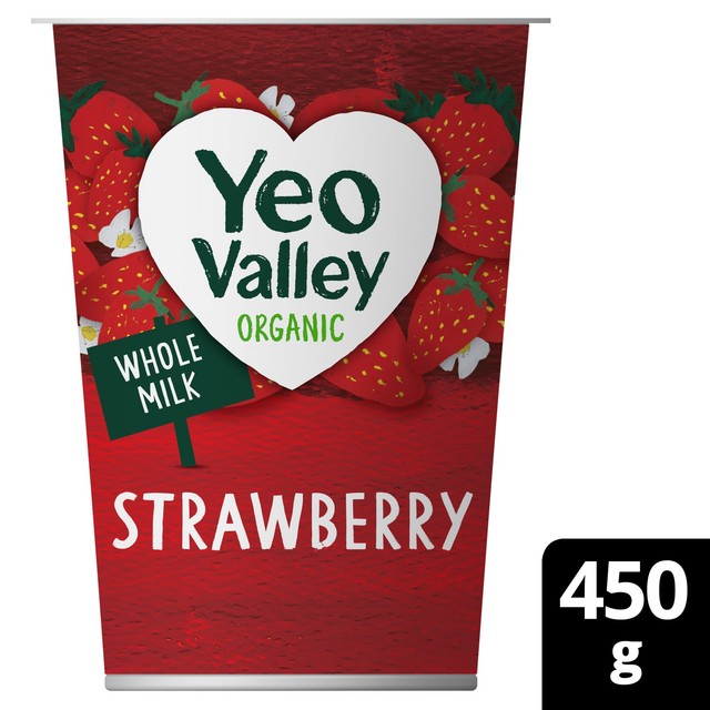Yeo Valley Strawberry Yoghurt 450g (British brand)