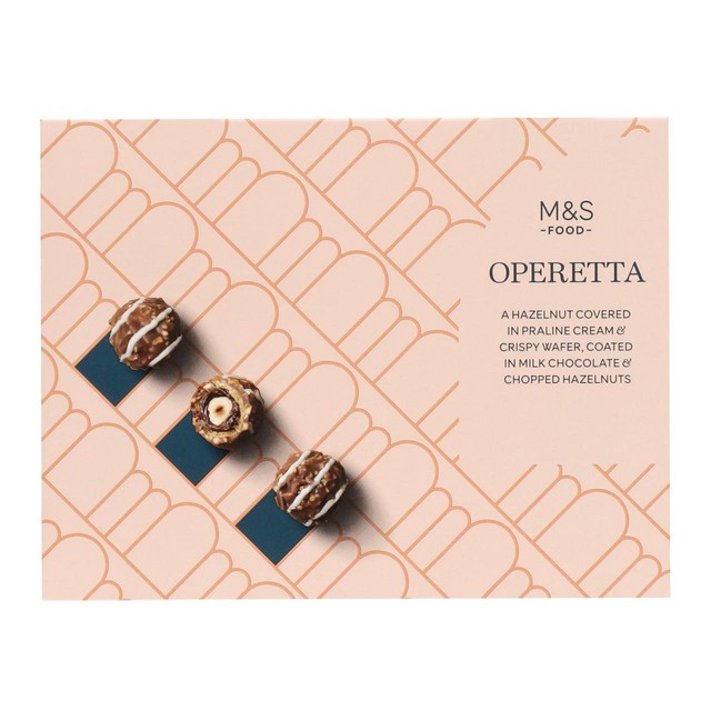 M&S Operetta milk chocolate coated hazelnuts 150g, imported from the UK