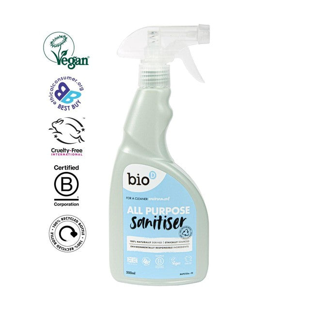 Bio-D All Purpose Antibacterial Sanitiser Spray 500ml - British product